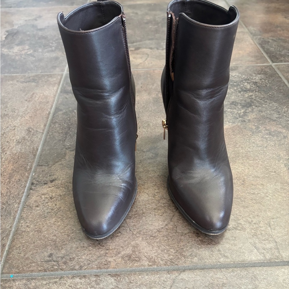 Coach Dark Brown Ankle Booties